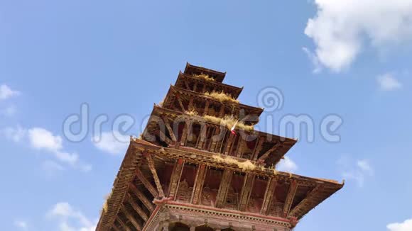 尼泊尔的Nyatapola寺视频的预览图