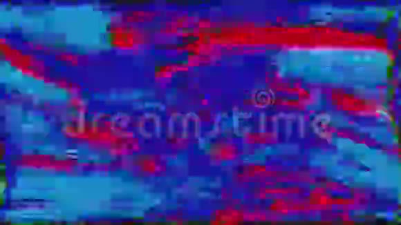 催眠霓虹怀旧优雅全息背景抽象霓虹灯隧道视频的预览图