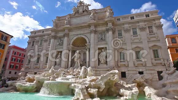 特雷维喷泉罗马视频的预览图