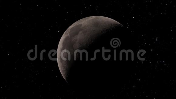月亮背景现实视频月球是一个围绕地球运行的天体图像的元素视频的预览图