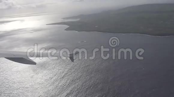 空中视频亚速尔群岛特塞拉平坦的颜色视频的预览图