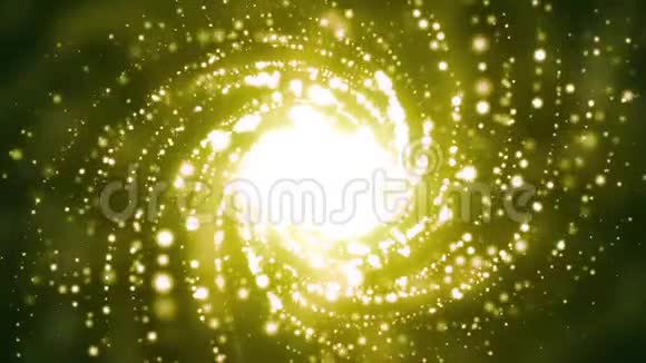金色螺旋星系视频的预览图