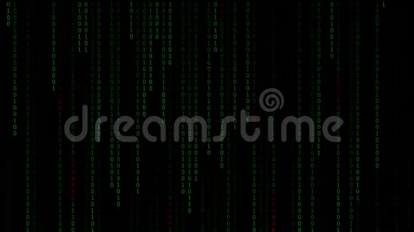 技术数字下降在黑暗或黑色背景下文字红色的病毒蠕虫间谍软件木马恶意软件编号一二兰特视频的预览图