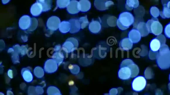 模糊的蓝色粒子背景视频的预览图
