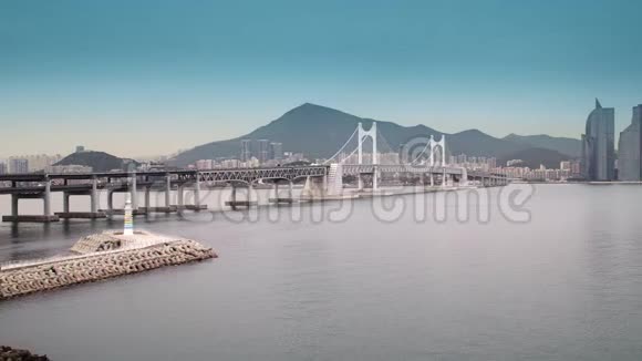 韩国釜山城全景视频的预览图