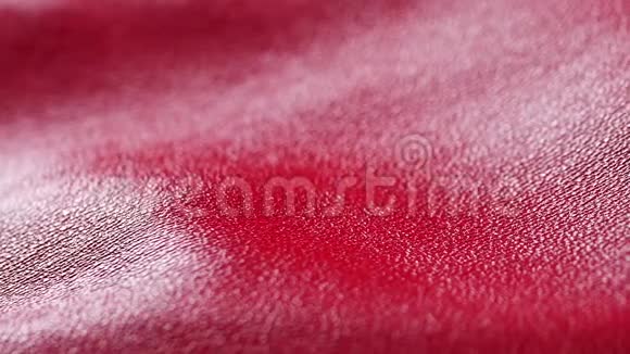 红色皮革纹理背景视频的预览图