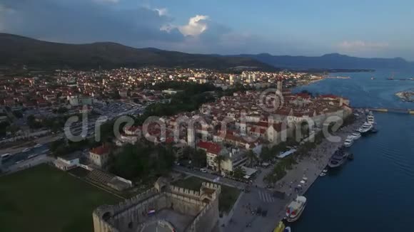 克罗地亚小镇特罗吉尔视频的预览图