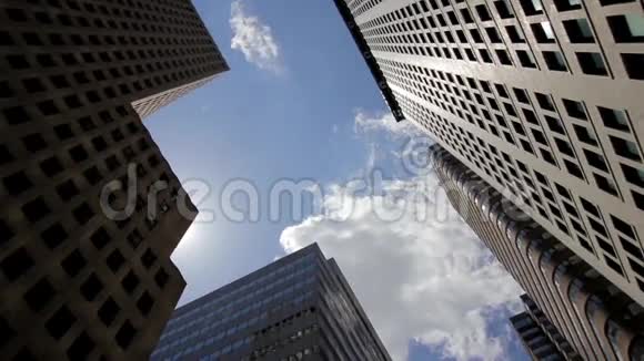 纽约市摩天大楼的墙壁视频的预览图