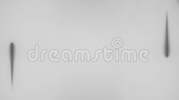 商业概念或商业单色抽象3d渲染的白色背景上的黑色霓虹矩形框视频的预览图