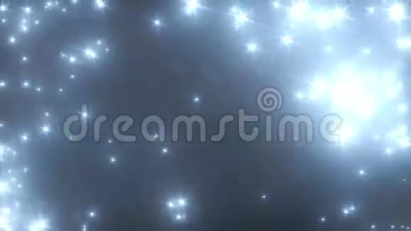 夜空中的星和雪视频的预览图