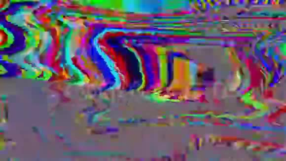 休闲动感的赛博朋克优雅闪亮的背景超现实效果视频的预览图