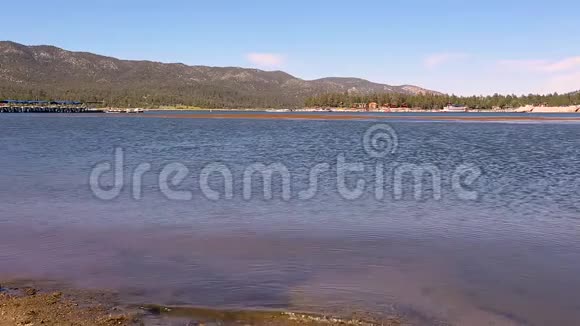 大熊湖加州在美好的一天视频的预览图