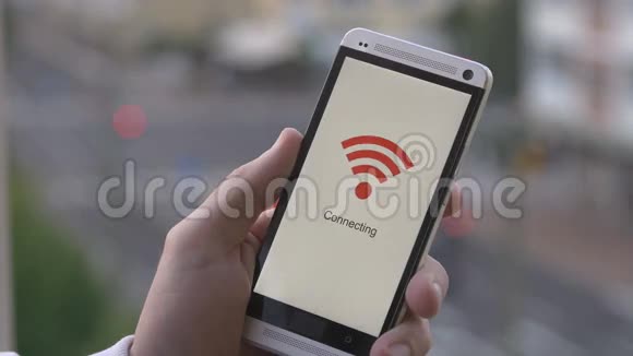 智能手机连接WiFi视频的预览图