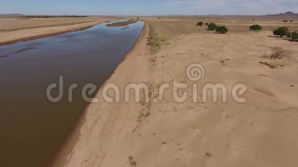 喀河的空中景观南非视频的预览图