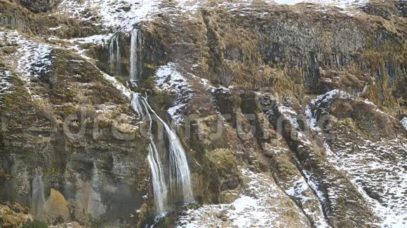 冰岛的小瀑布视频的预览图