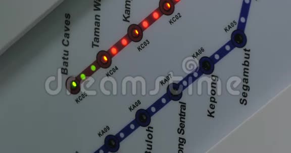 马来西亚吉隆坡综合铁路系统视频的预览图