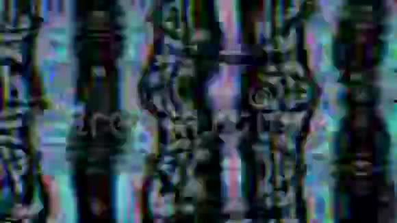 计算机误差效应几何怀旧优雅全息背景视频的预览图