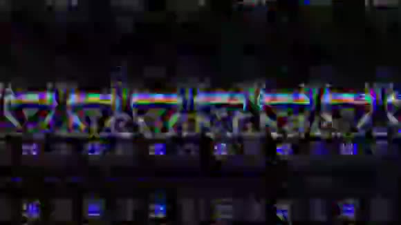 休闲观赏科幻新潮的彩虹色背景循环录像视频的预览图
