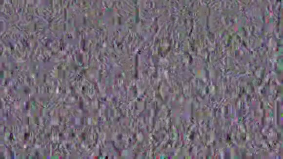 多色动感科幻梦幻闪耀背景数字故障混合视频的预览图