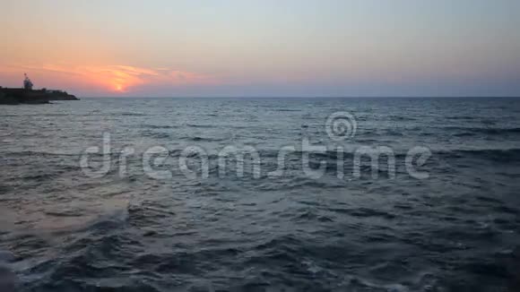 日落的大海日落的海洋日落背景日落的水日落的天空日落的地平线日落的自然夕阳西下视频的预览图