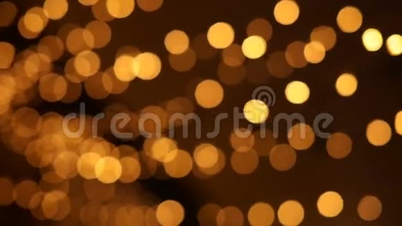 抽象模糊的圣诞节灯光博克背景视频的预览图