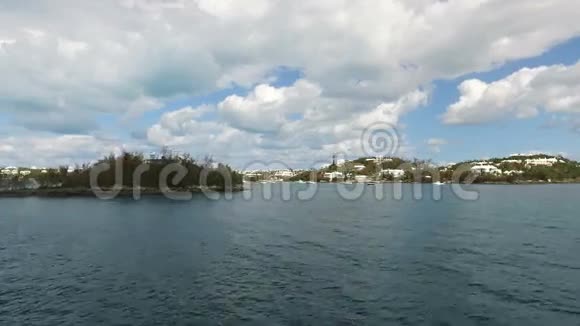 百慕大群岛百慕大群岛北大西洋海洋的海洋和海岸视频的预览图