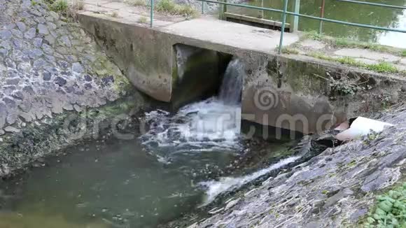 向河道内抽水水源下水道视频的预览图