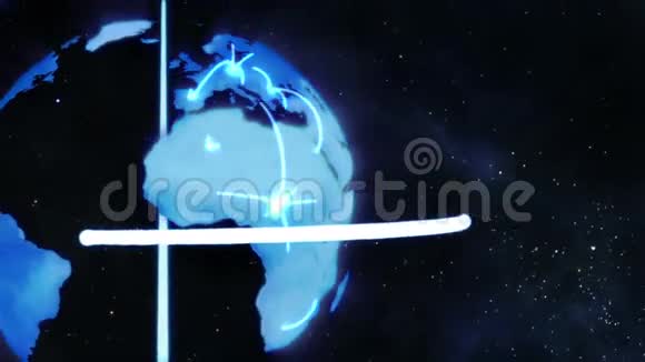 一段视频显示有三个人用地球仪拍摄地球图像由Nasaorg提供视频的预览图