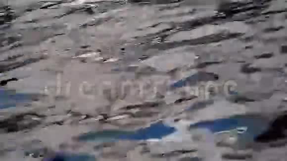 威尼斯的水和波浪录像视频的预览图
