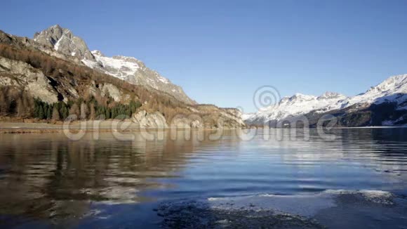 瑞士的西尔湖视频的预览图