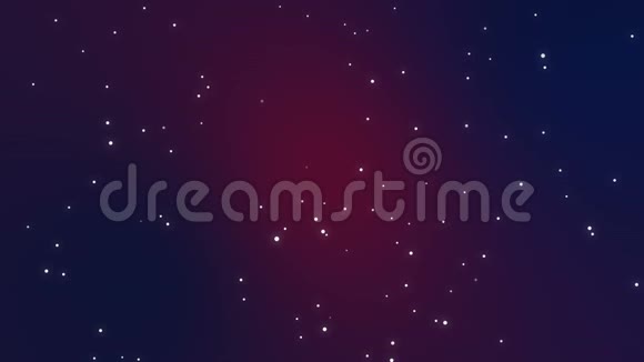 紫色夜空中闪烁着星星视频的预览图