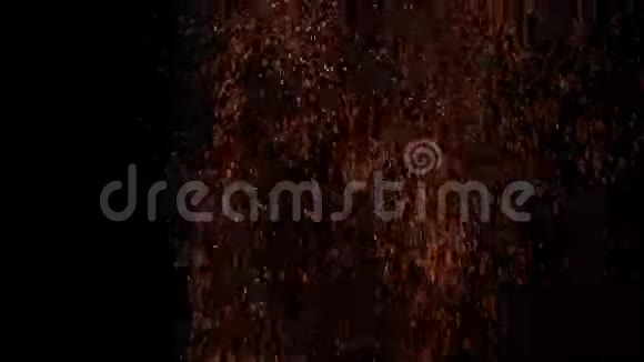 黑色背景下的火花视频的预览图