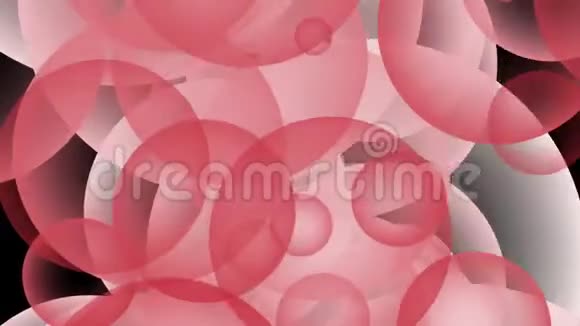提炼美丽泡泡运动设计背景圆圈图案透明度视频的预览图