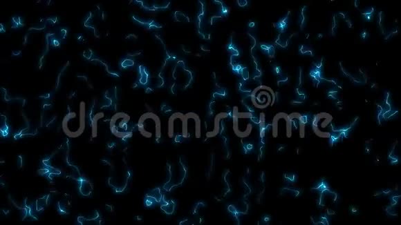 抽象蓝色电动运动背景发光抽象线条图案背景动力运动视频的预览图