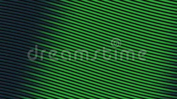 带有绿色曲线数字线条的抽象背景视频的预览图