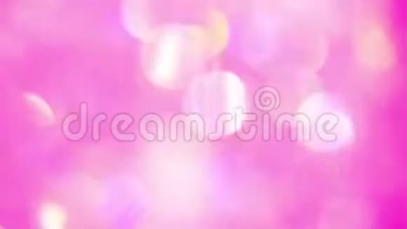 喜庆的粉红色背景闪闪发光的背景博克聚焦模糊的晶体闪闪发亮的钻石视频的预览图