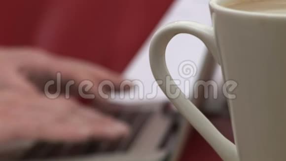 前台用茶咖啡打字视频的预览图