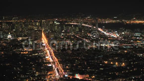 双峰之夜旧金山城市第2版视频的预览图