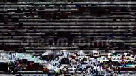 像素缺陷对旧复古电视的影响视频的预览图