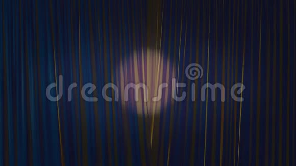 美丽的轻盈柔滑的窗帘在夜空的风中摇曳月亮照耀着星星三维动画与三维动画视频的预览图