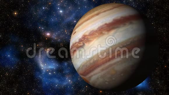 木星的三维动画视频的预览图