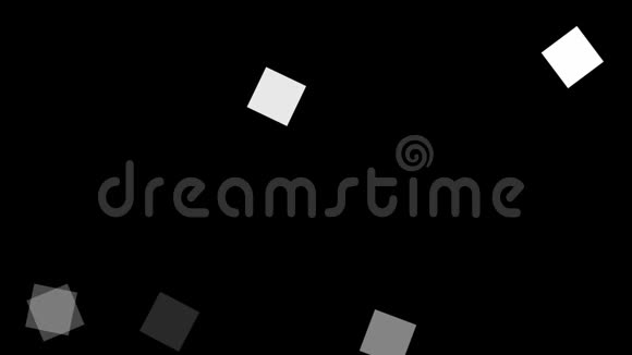 白色粒子在黑色背景上移动视频的预览图