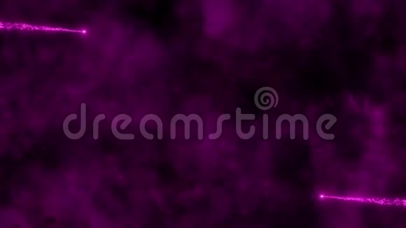 紫罗兰发光粒子与小径内部标志背景视频的预览图