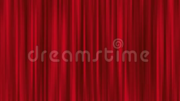 红色动画窗帘展示舞台视频的预览图