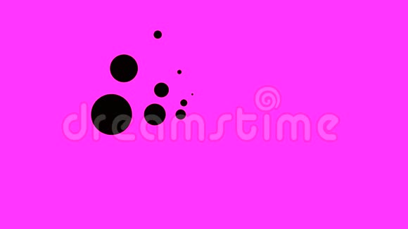 用黑色脉动点围成圆圈的动画动画三行中的黑点以圆的形式在加载视频的预览图