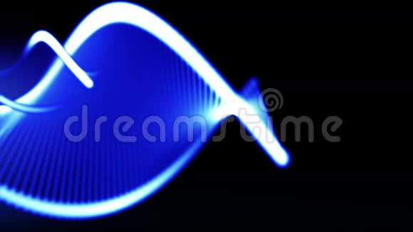 抽象的蓝色DNA视频的预览图