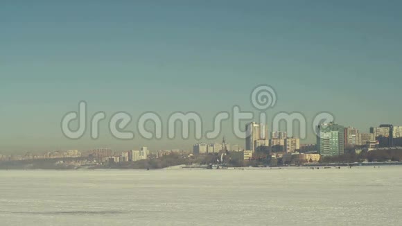 冬天的城市全景视频的预览图
