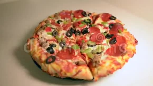 美味的披萨视频的预览图