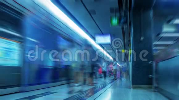 香港地铁时间推移UHD视频的预览图