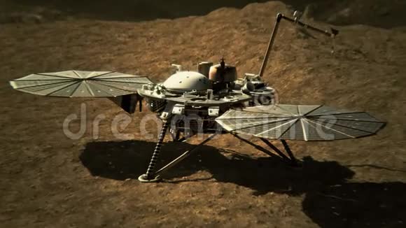 在火星表面看到4KNasa着陆器美国宇航局提供的元素视频的预览图